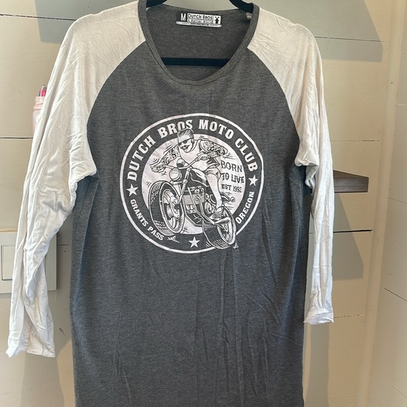 Dutch Bros Baseball Tee Grey - Picture 3 of 4